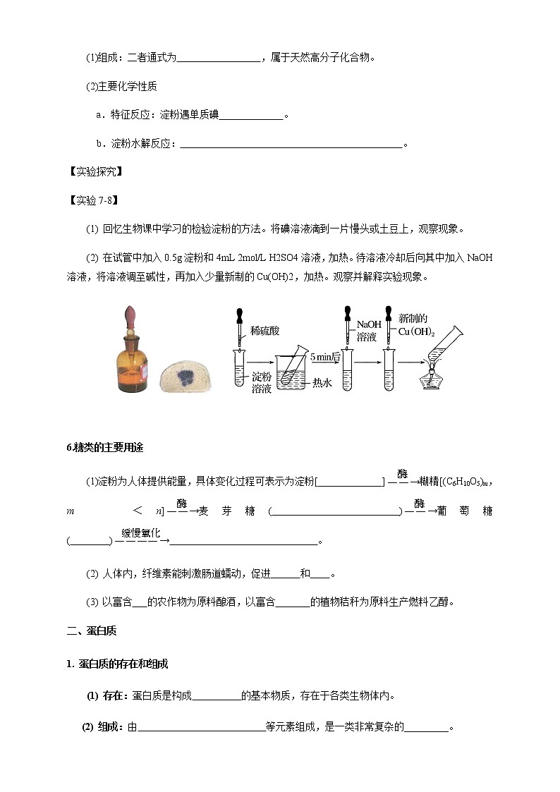 【新教材精创】7.4 基本营养物质 学案（1）-人教版高中化学必修第二册03
