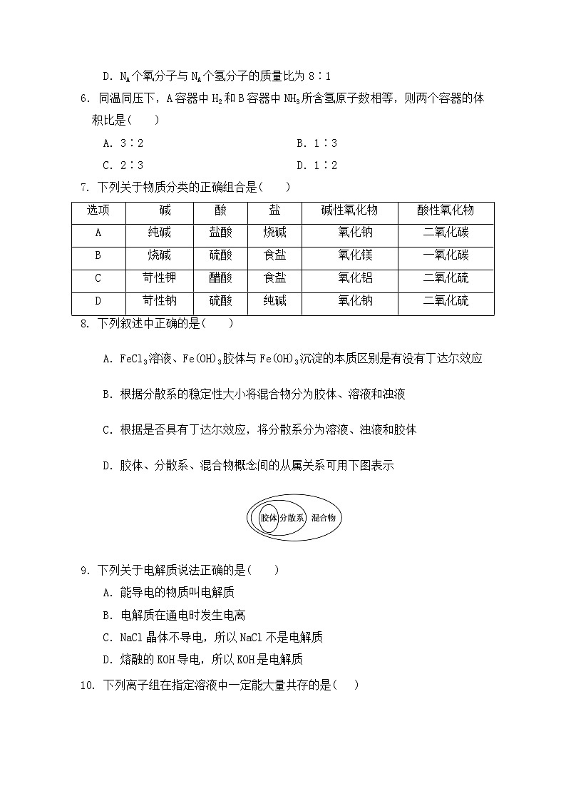 云南省陆良县联办高级中学2019-2020学年高一下学期入学考试化学试题第2页