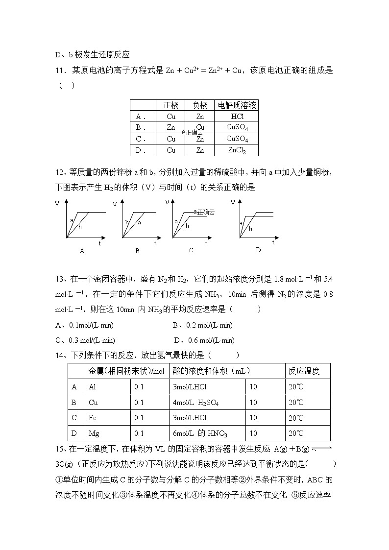 辽宁省沈阳市城郊市重点联合体2019-2020学年高一上学期月考化学试卷03