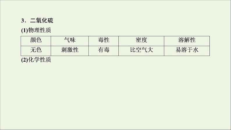 全国版2021高考化学一轮复习第13讲硫及其重要化合物课件08