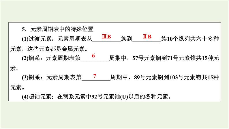 全国版2021高考化学一轮复习第16讲元素周期律和元素周期表课件第7页