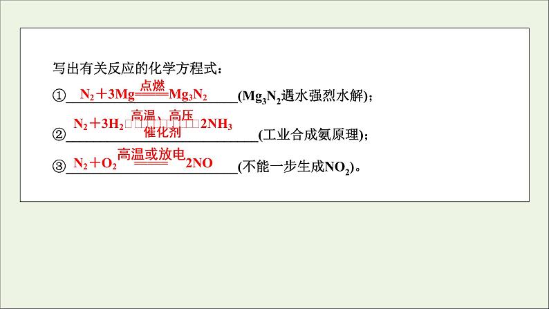 全国版2021高考化学一轮复习第14讲氮及其重要化合物课件06