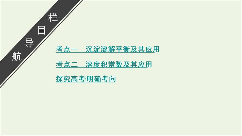 全国版2021高考化学一轮复习第26讲难溶电解质的溶解平衡课件03