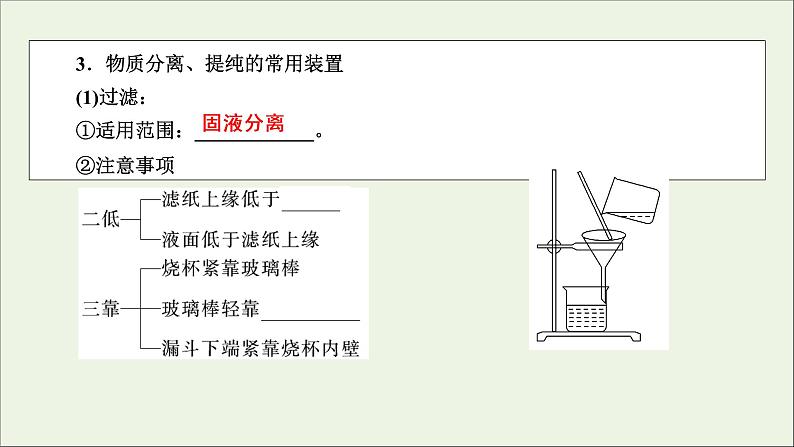 全国版2021高考化学一轮复习第30讲物质的分离和提纯课件07