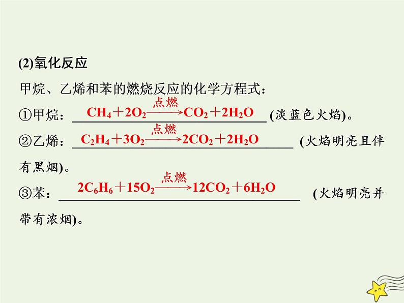 2021版高考化学一轮复习第七章有机—有机化合物第一节甲烷、乙烯和苯化石燃料课件新人教版05