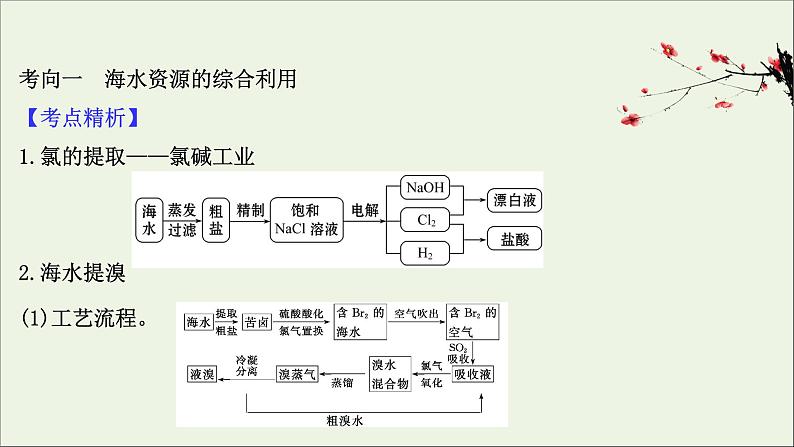 2021版高考化学一轮复习第四章非金属及其化合物5海水资源的开发利用环境保护与绿色化学课件新人教版03