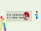 2021版高考化学一轮复习第一章化学计量在实验中的应用1物质的量气体摩尔体积课件新人教版