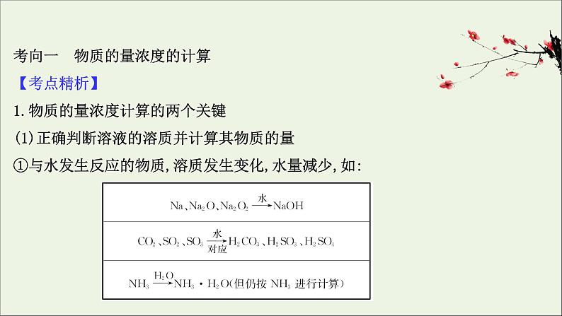 2021版高考化学一轮复习第一章化学计量在实验中的应用2物质的量在化学实验中的应用课件新人教版03