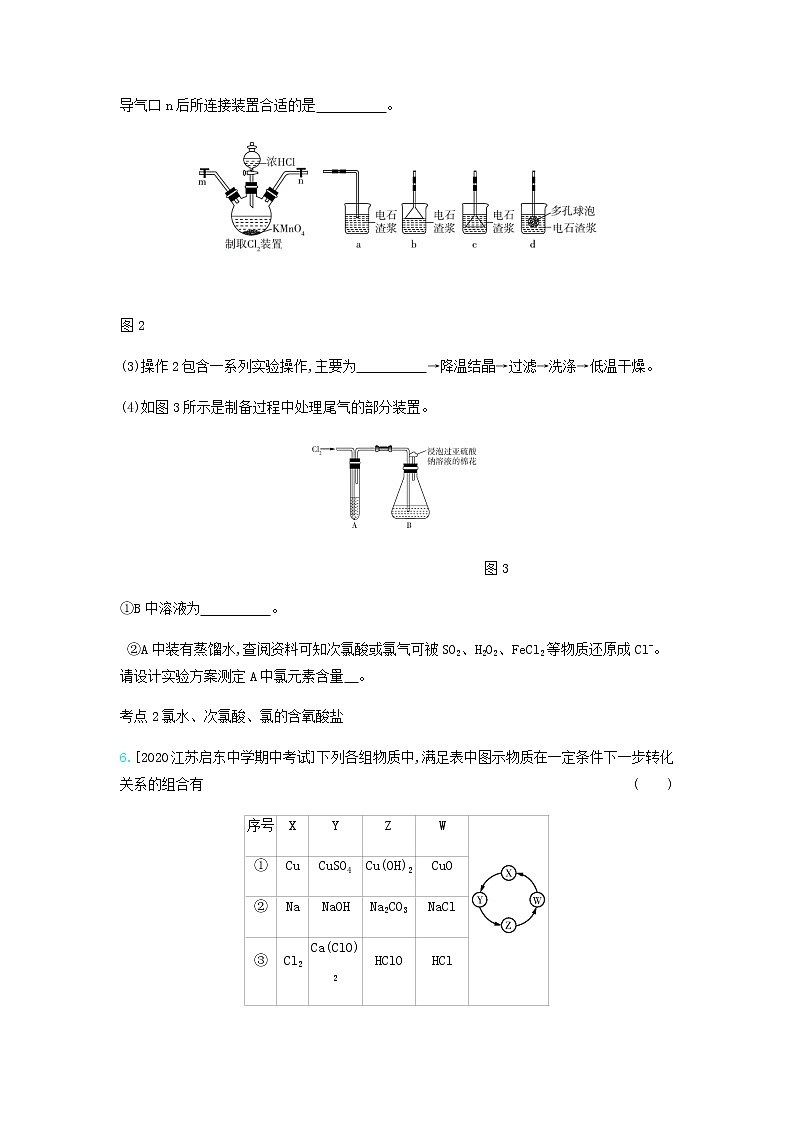 2020高考化学刷题冲刺含最新模拟题专题八氯及其化合物习题含解析03