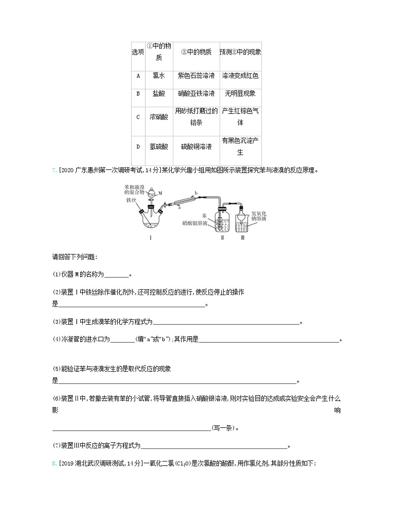 2020高考化学刷题冲刺含最新模拟题专题二十三实验方案的设计与评价习题含解析03
