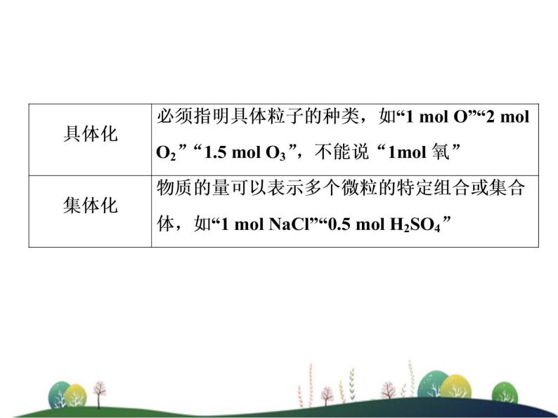（新）人教版化学必修第一册课件：2.3 第1课时 物质的量的单位——摩尔06