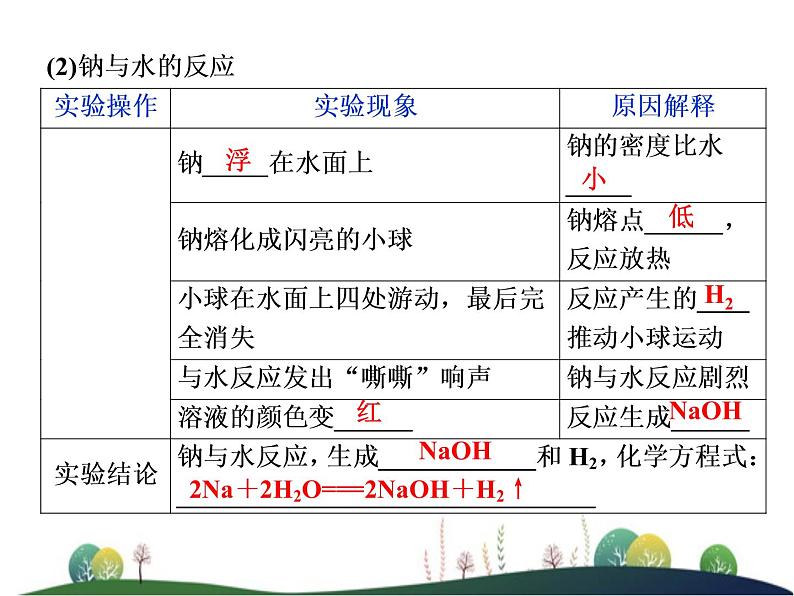 （新）人教版化学必修第一册课件：2.1 第1课时 活泼的金属单质——钠06