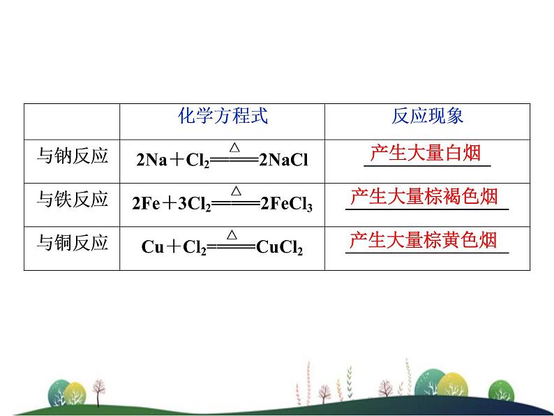 （新）人教版化学必修第一册课件：2.2 第1课时 氯气的性质06