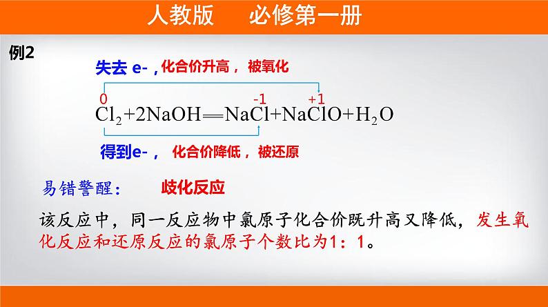 高一上学期必修第一册（人教版2019）专题1.3.2 氧化剂、还原剂第8页