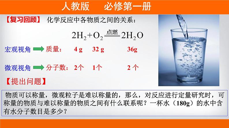 高一上学期必修第一册（人教版2019）专题2.3.1物质的量的单位——摩尔02