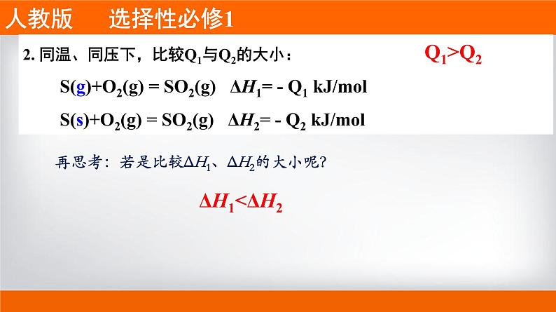 人教版2019 高二上学期选择性必修1 专题1.1.2 热化学方程式的书写08