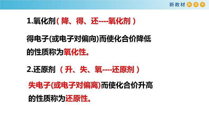 人教版必修第一册 高一化学 1.3.2 氧化剂还原剂 课件06