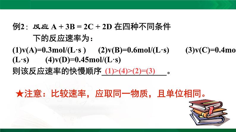 人教版高中化学 高二上学期选修四  2.1 化学反应速率 课件07