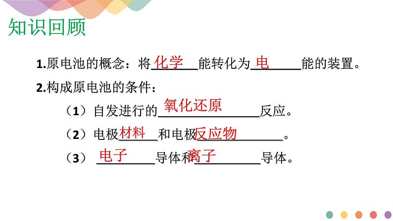 新教材 1.2.1 原电池的工作原理 课件-鲁科版高中化学选择性必修102