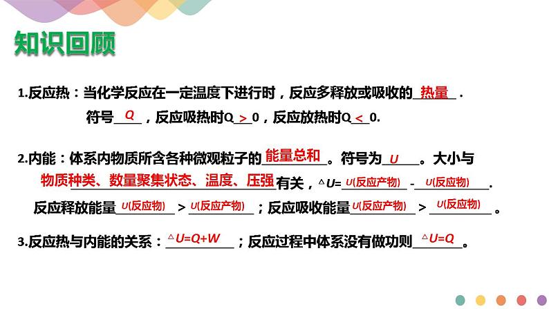 化学反应的热效应PPT课件免费下载202302