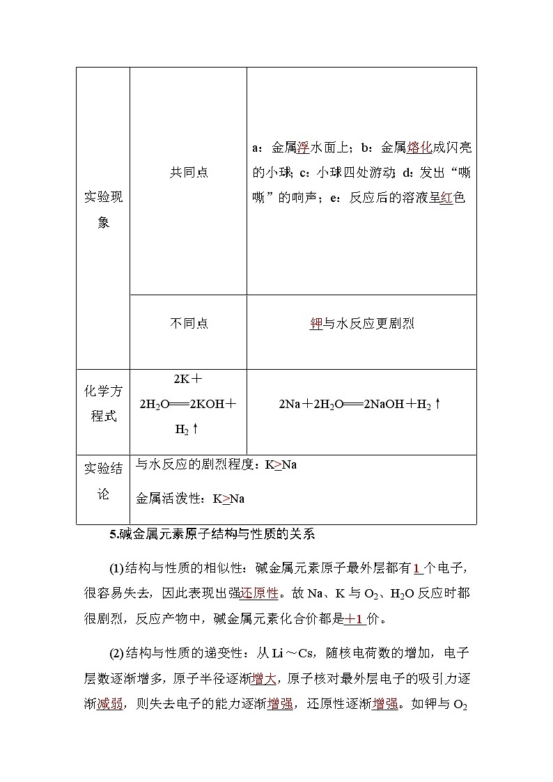 2018-2019学年高中化学人教版必修二教师用书：第一章第一节第2课时　元素的性质与原子结构03