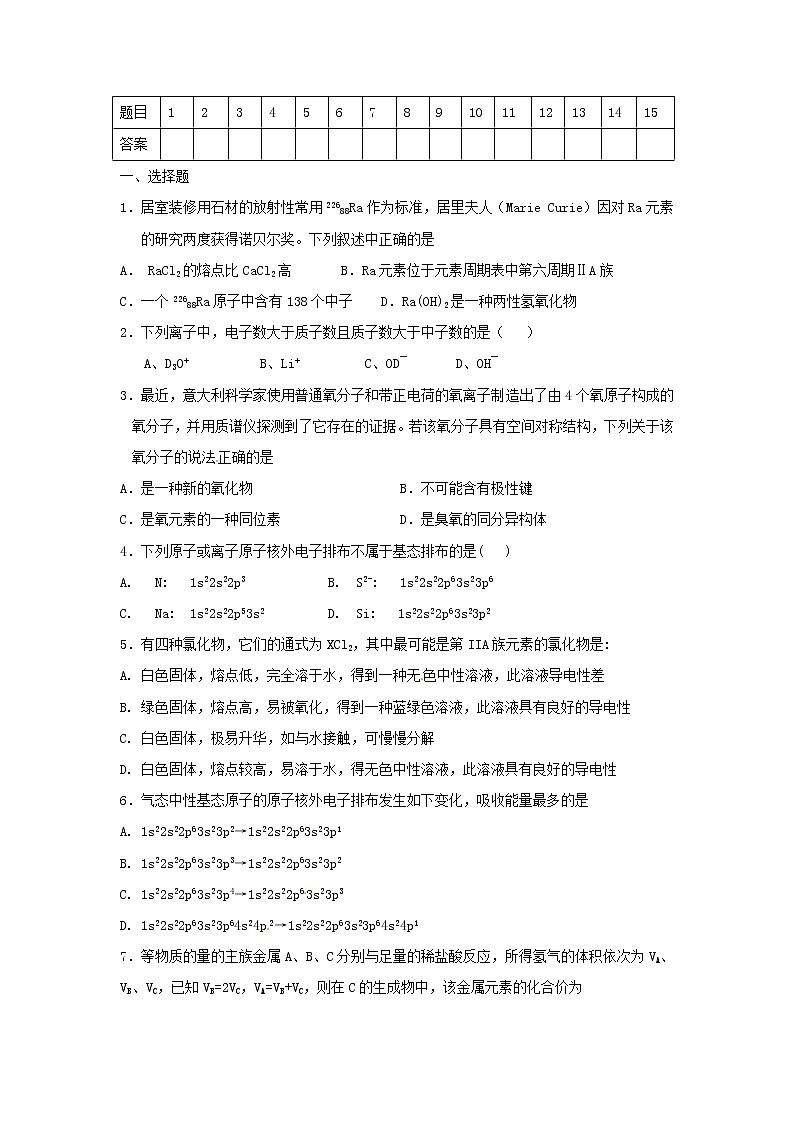 2018-2019学年高中化学人教版选修3教案：1.2原子结构与元素的性质（第3课时）03