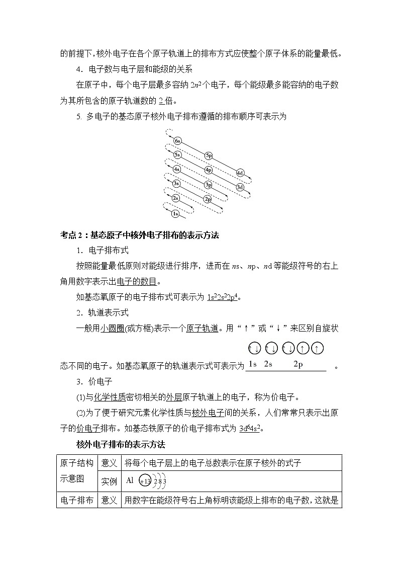 2018-2019学年高中化学人教版选修3教案：第一章原子结构与性质--核外电子分布与元素周期表03