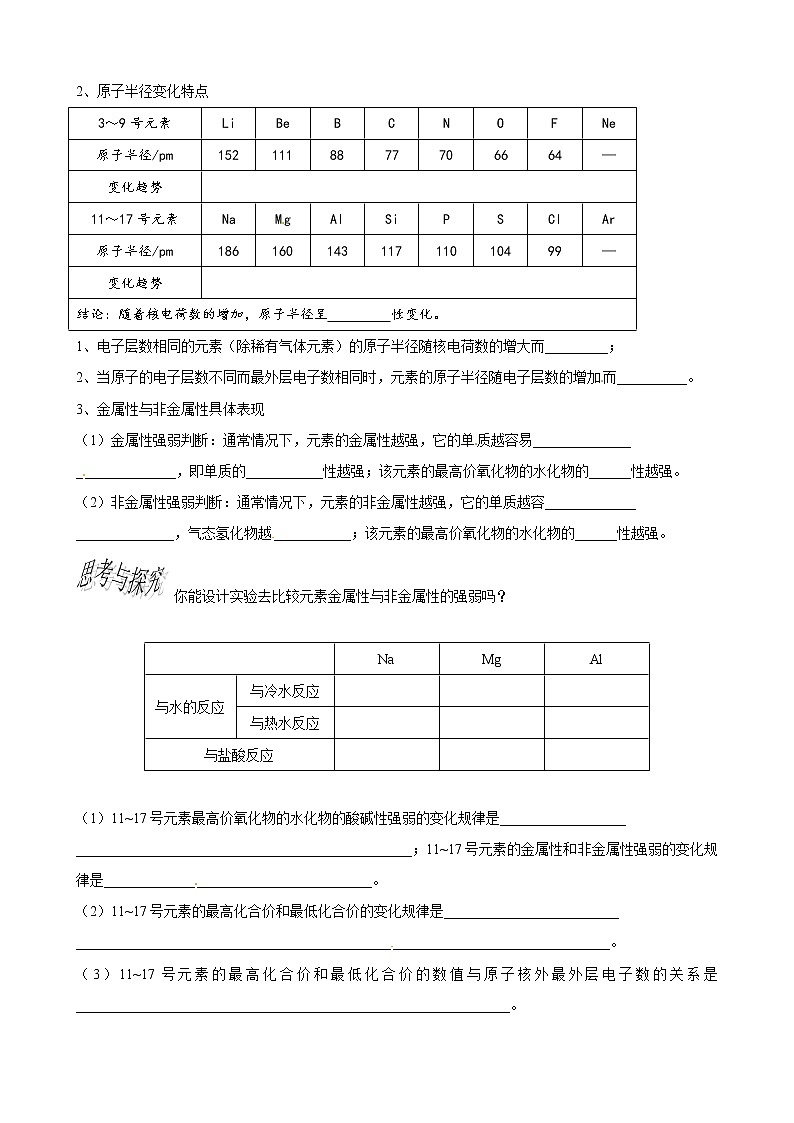 1.1.2 元素周期律 学案02
