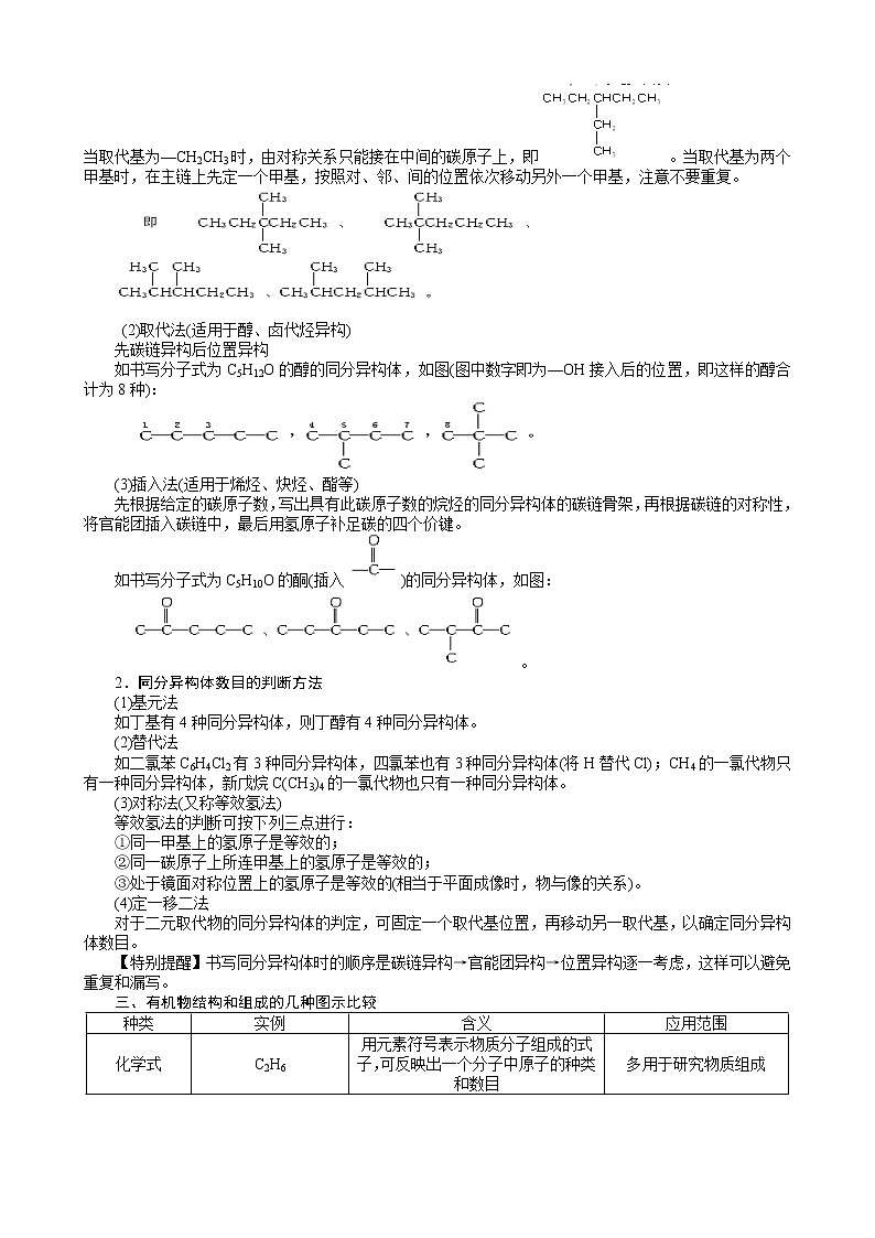 1.2 有机化合物的结构特点 教案102