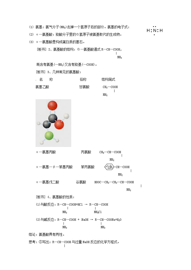 4.3 蛋白质和核酸 教学设计03