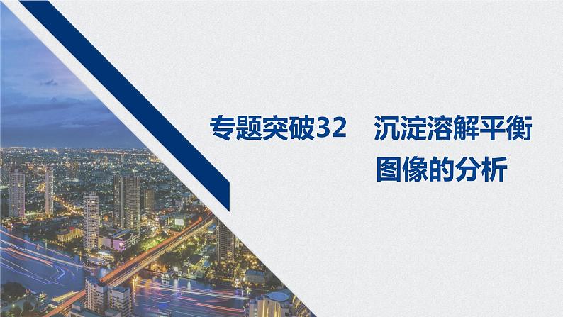 2021高考化学一轮复习 第八章 专题突破32 沉淀溶解平衡图像的分析01