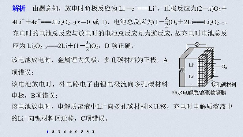 2021高考化学一轮复习 第六章 专项提能特训12 新型电源工作原理 练习课件03