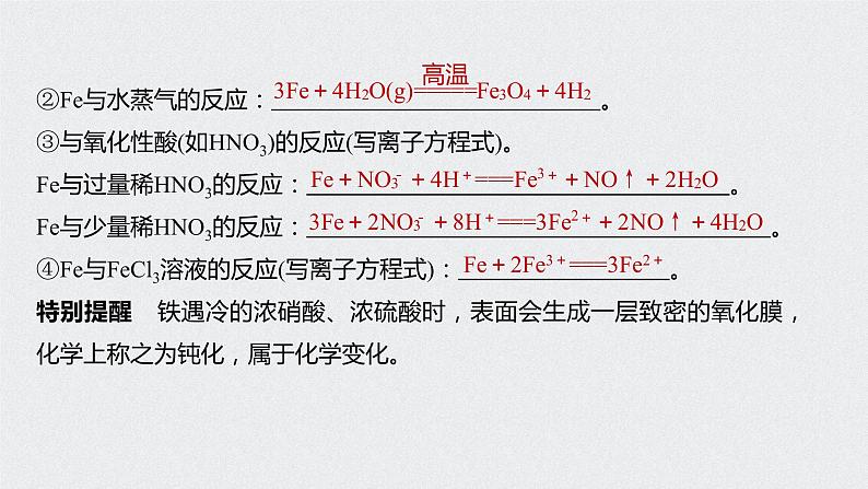 2021高考化学一轮复习 第三章 2021高考化学一轮复习 第11讲 铁及其重要化合物 课件07