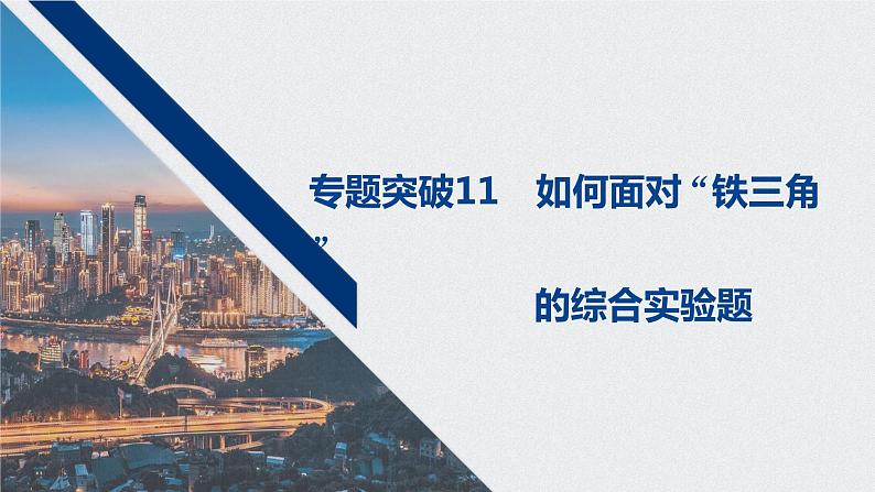 2021高考化学一轮复习 第三章 专题突破11 如何面对铁三角的综合实验题01