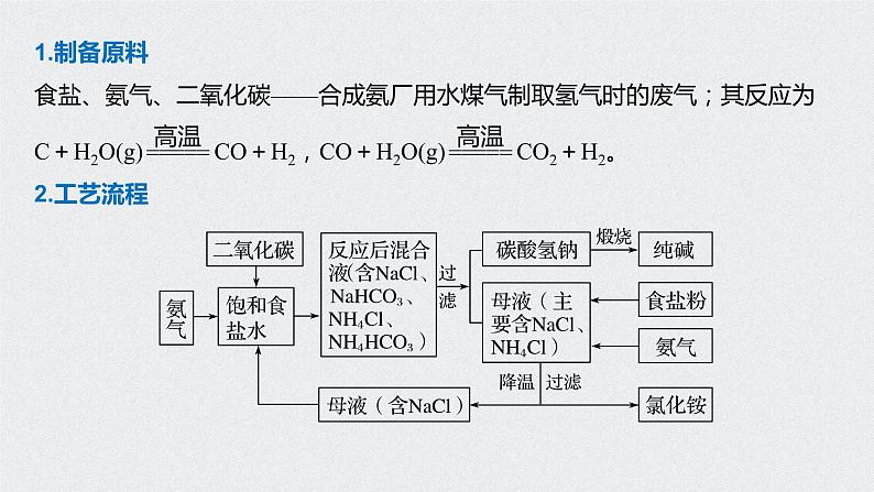 2021高考化学一轮复习 第三章 知识拓展专题 侯德榜制碱法02