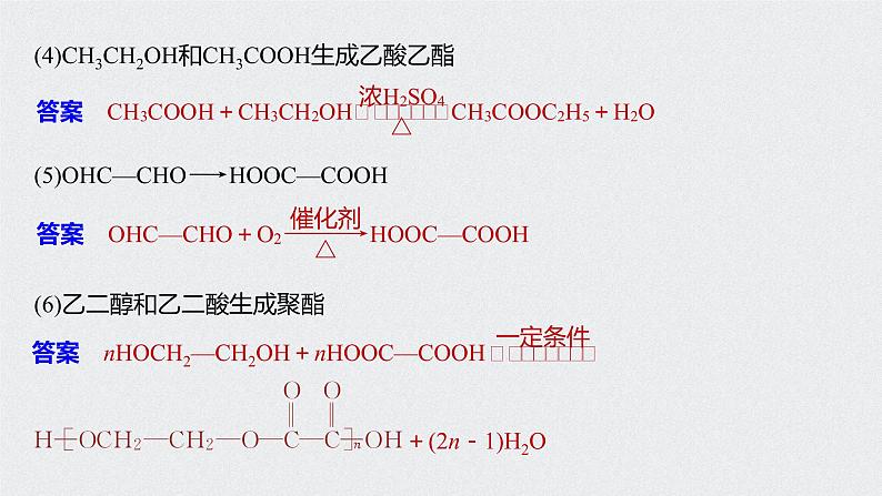 2021高考化学一轮复习 第十章 本章重要有机物之间的转化关系第5页