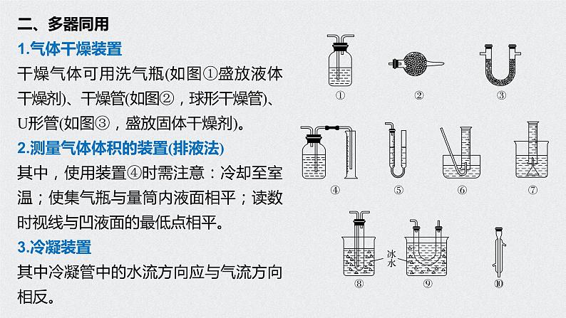 2021高考化学一轮复习 第一章 专题突破1 仪器的组合与创新应用07