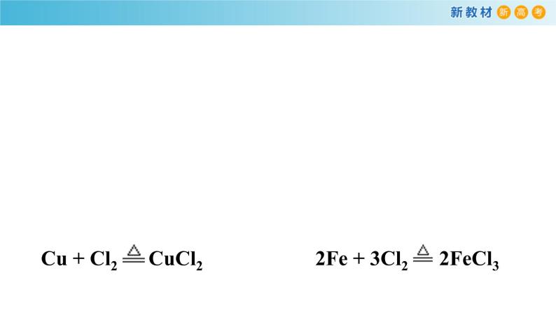 化学新教材 人教版高中化学必修第一册 2.2.1氯气的性质 课件08