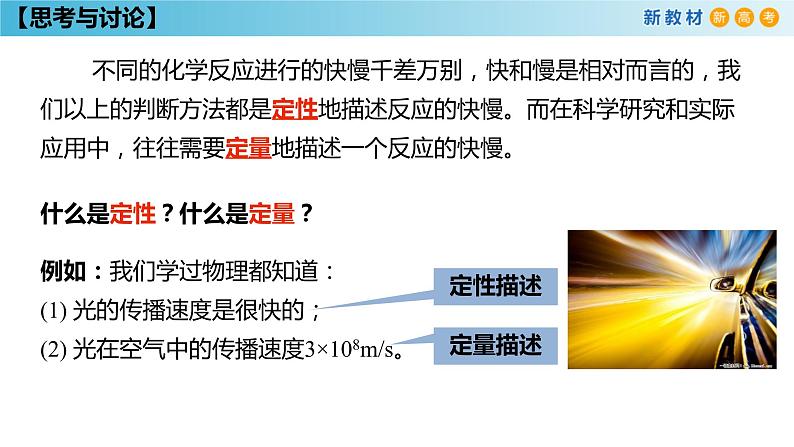 化学新教材 人教版高中化学必修第二册6.2.1 化学反应速率 课件06