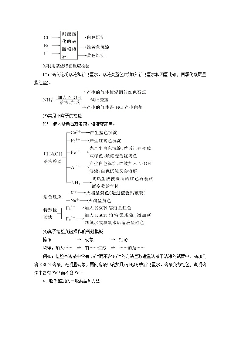 2020浙江高考化学二轮讲义：专题八第4讲　物质的定性与定量分析第3页