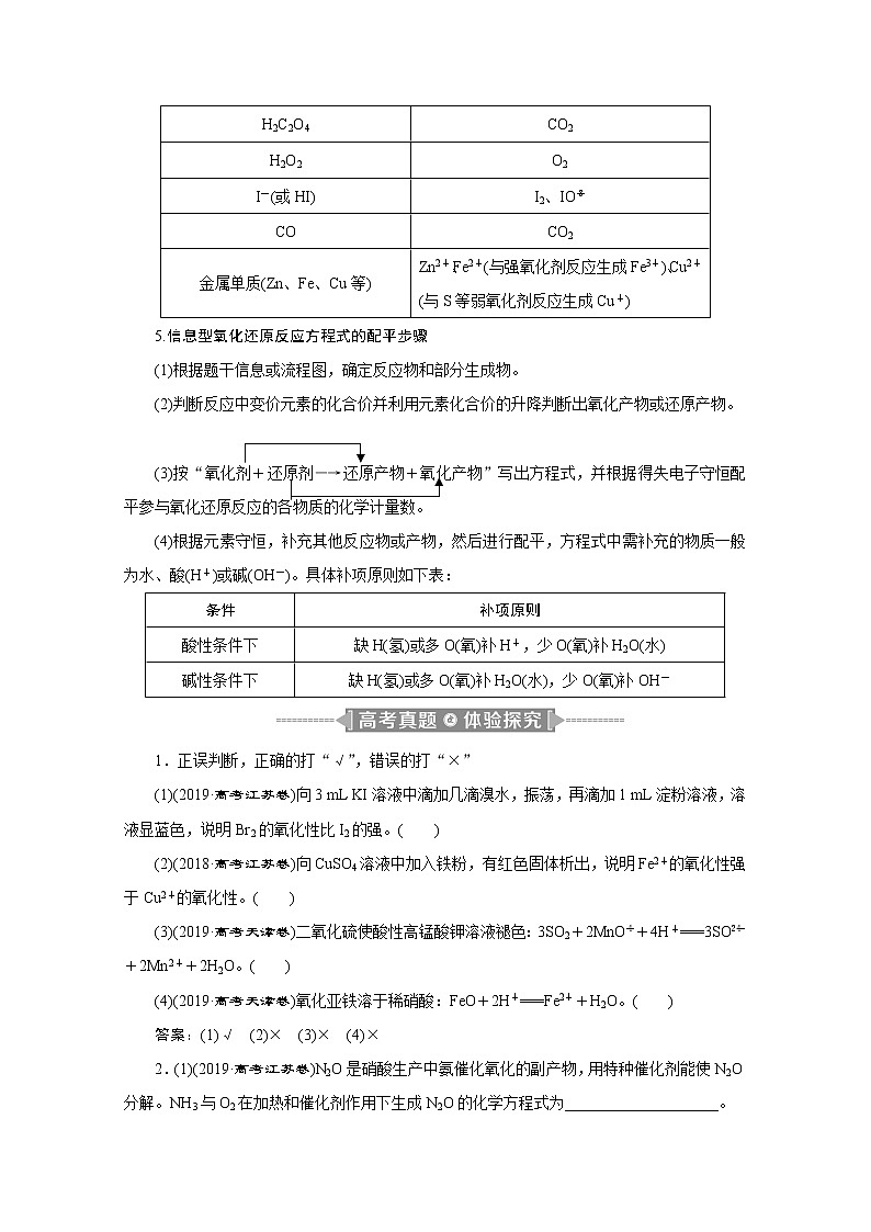 2020江苏高考化学二轮讲义：4专题四　氧化还原反应　离子反应第3页