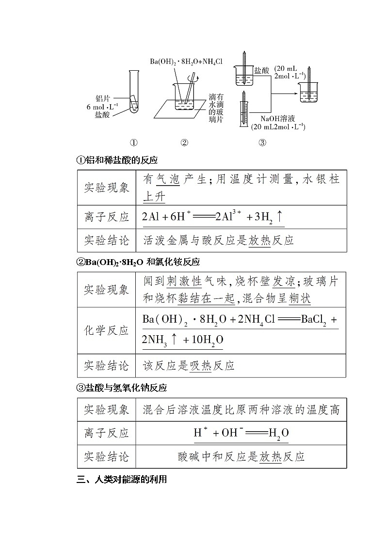 2019—2020学年人教新课标版高中化学必修二教师用书：2-1第一节　化学能与热能第3页