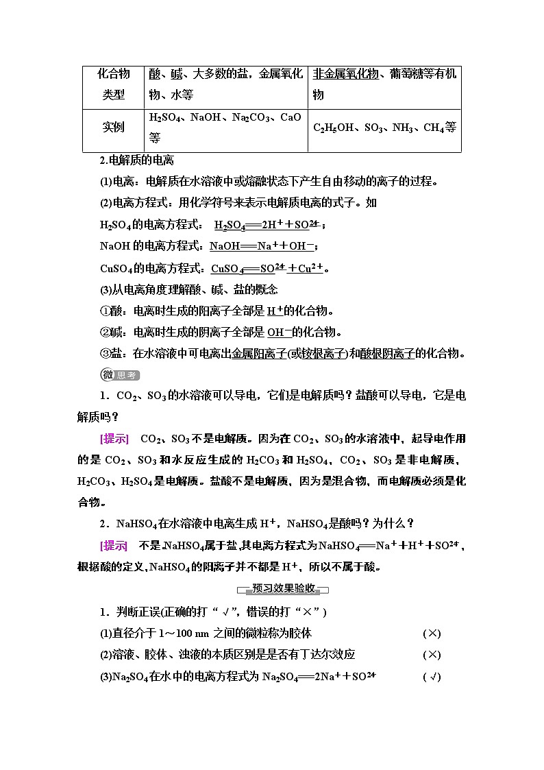 2020-2021学年化学苏教版必修1教师用书：专题1第1单元第4课时　物质的分散系02