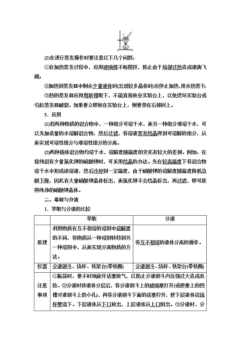 2020-2021学年化学苏教版必修1教师用书：专题1第2单元第1课时　物质的分离与提纯02