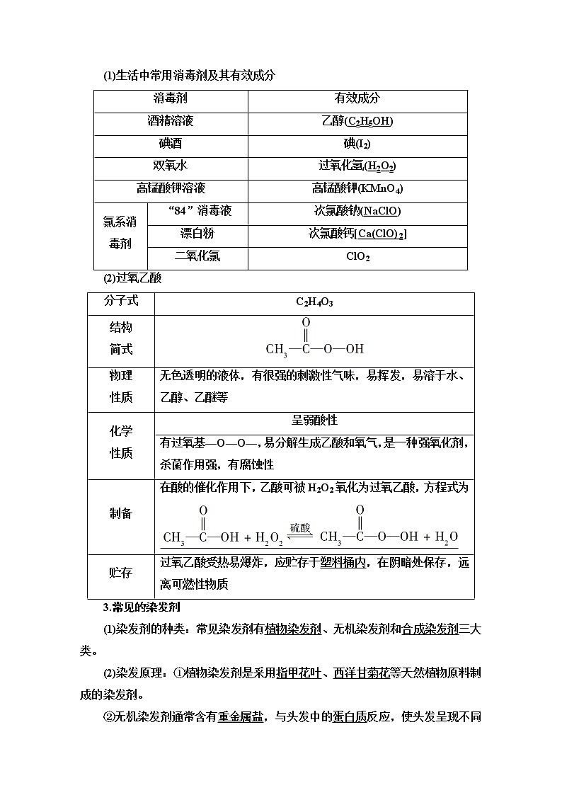 2020-2021学年化学苏教版选修1教师用书：专题1第4单元　化学品的安全使用02