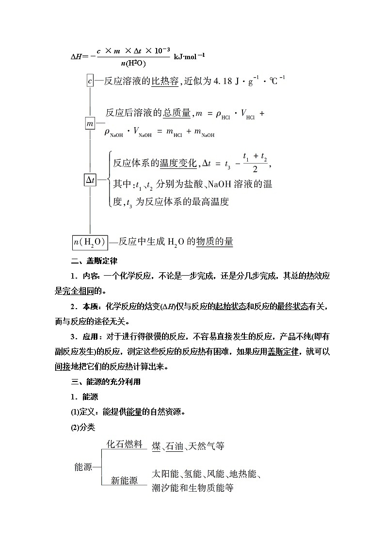 2020-2021学年化学苏教版选修4教师用书：专题1第1单元第2课时　反应热的测量与计算　能源的充分利用第2页