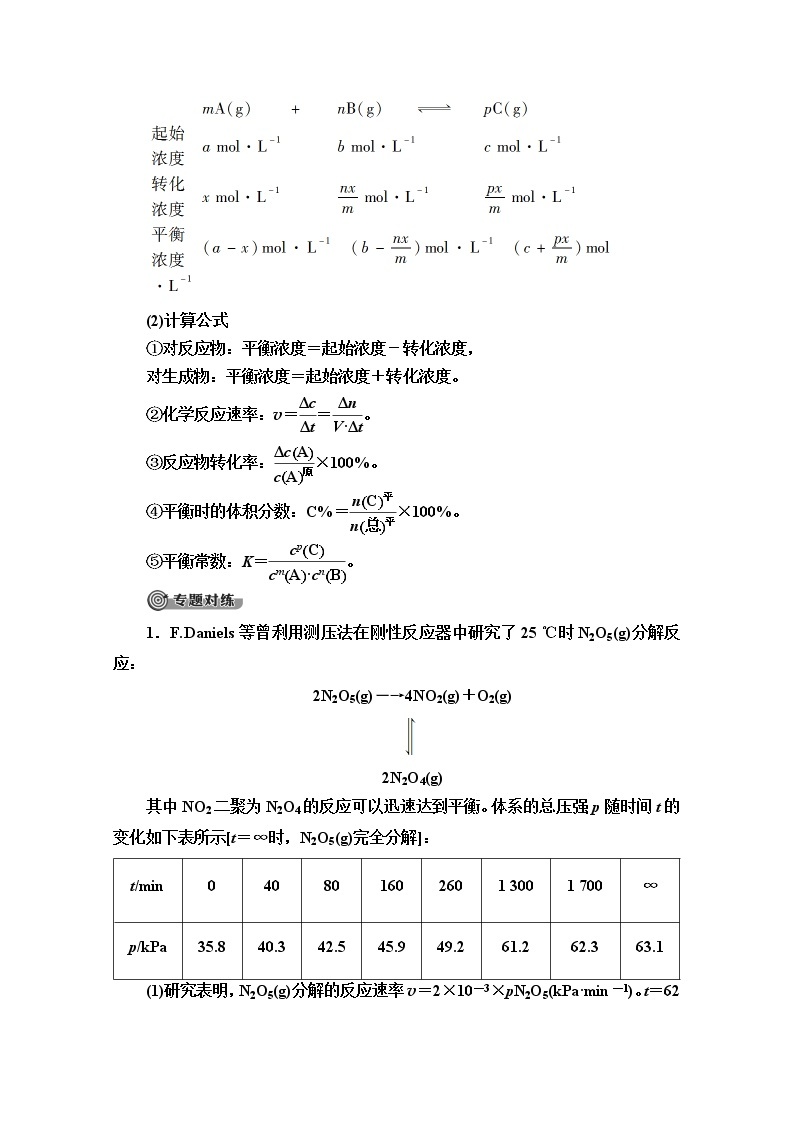 2020-2021化学人教版选修4教师用书：第2章章末复习课03