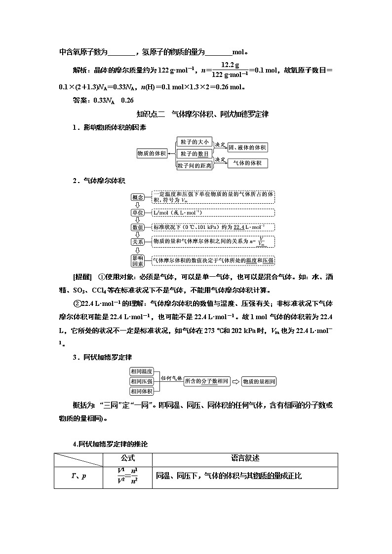 2020版高考化学一轮复习通用版讲义：第一章第1课时　化学入门——化学常用计量03