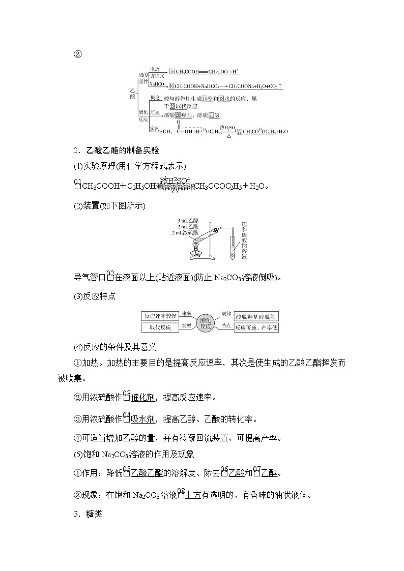 2021届高考化学人教版一轮创新教学案：第10章第31讲乙醇　乙酸　基本营养物质第2页