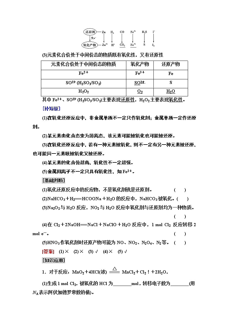 2021届高考化学（江苏专用）一轮教师用书：专题2第3单元　氧化还原反应03